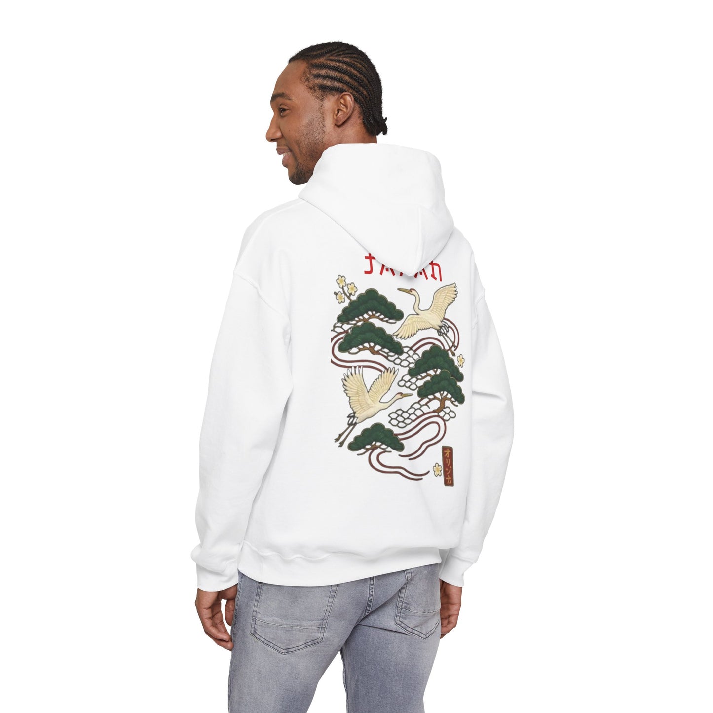 Kaizen 'Crane and Pine' Hoodie