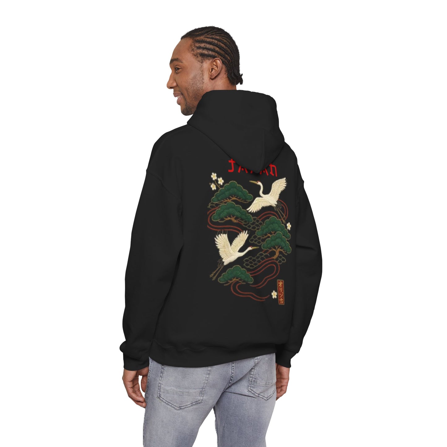 Kaizen 'Crane and Pine' Hoodie