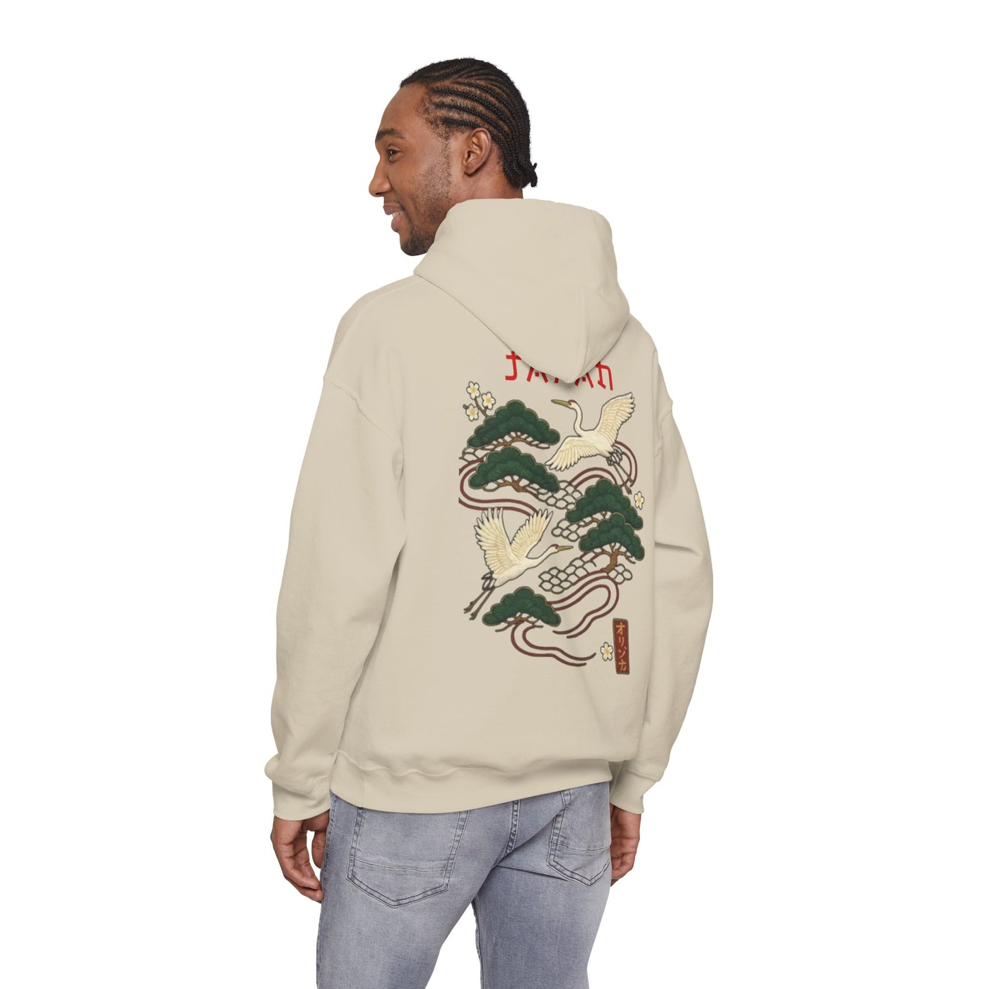 Kaizen 'Crane and Pine' Hoodie