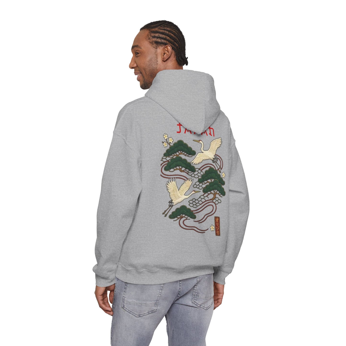 Kaizen 'Crane and Pine' Hoodie