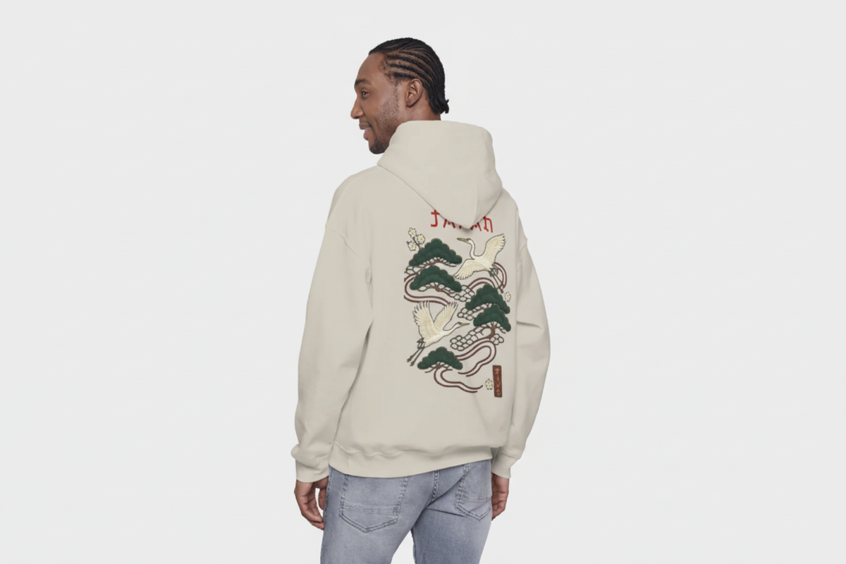 Hoodie with grey background